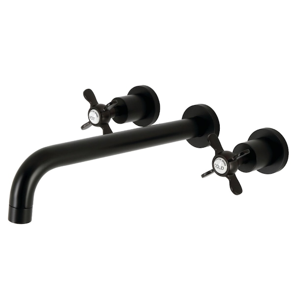Kingston Brass KS8050BEX Wall Mount Tub Faucet, Matte Black KS8050BEX - main